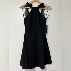 Lulus NWT black mini dress